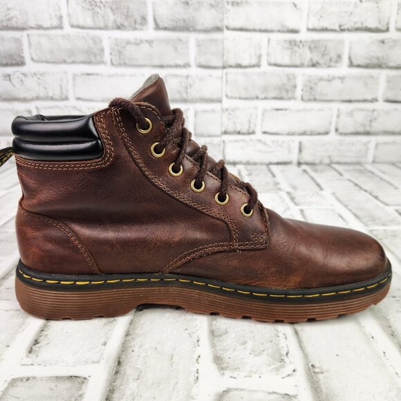 Dr. Martens Tipton Men's Sz 9 Brown Leather Lace Up Round Toe Casual Chukka Boot - Picture 6 of 11